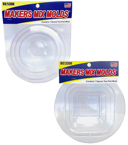 Makers Mix Molds-Round and Square Combo